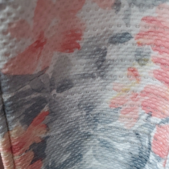 Alfred Dunner Pink and Gray Floral Jacket - Picture 8 of 9